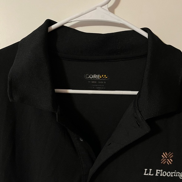 Size 3XL “LL Flooring” Black Short Sleeve Polo Shirt - Picture 2 of 15